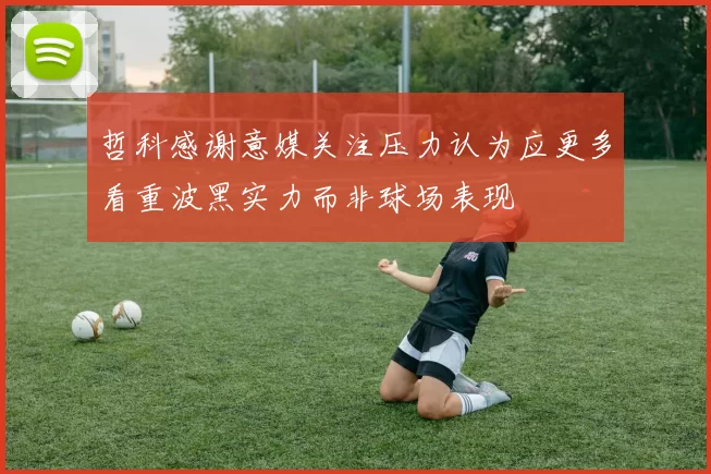 哲科感谢意媒关注压力认为应更多看重波黑实力而非球场表现